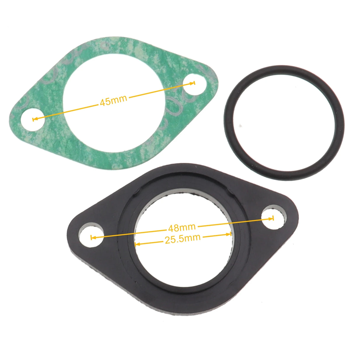 5 Sets 26mm Carburetor Intake Manifold Spacer and Gasket for GY6 125cc - view 3
