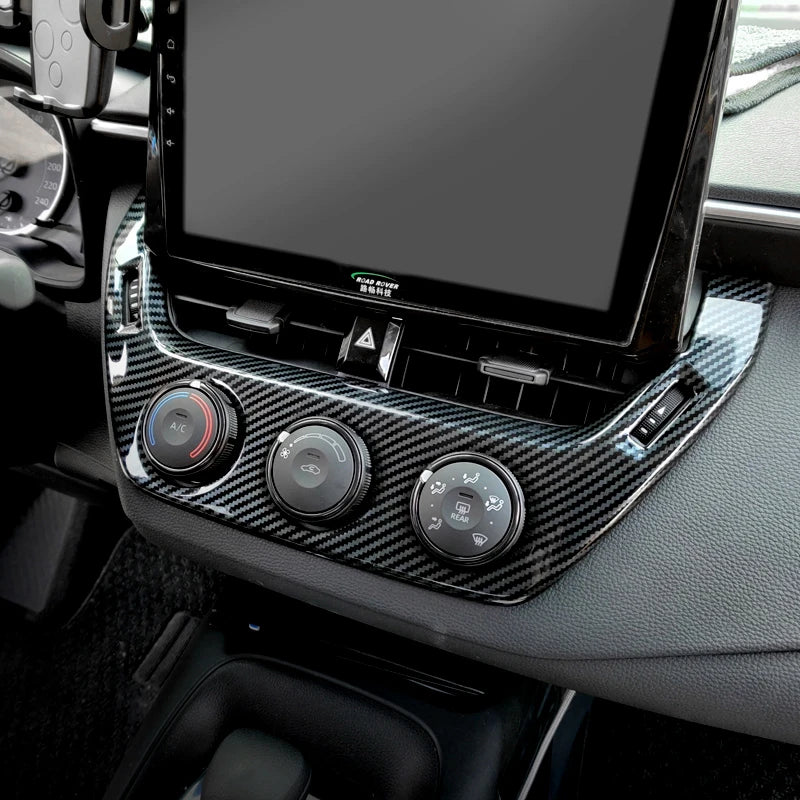 Toyota Corolla E210 Navigation Trim Cover - Carbon Fiber - image 2
