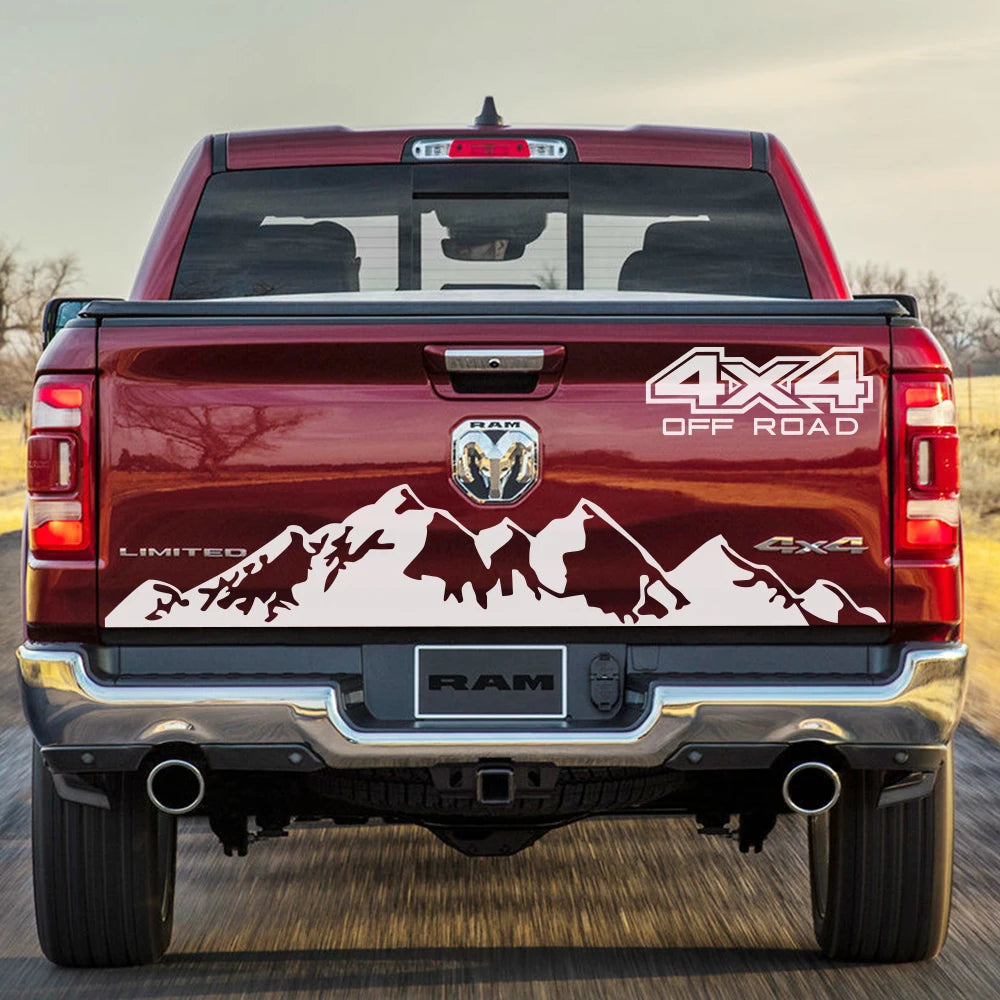 4X4 Off Road Graphic Vinyl Decal - Car Sticker for Pickup Trucks - image 2