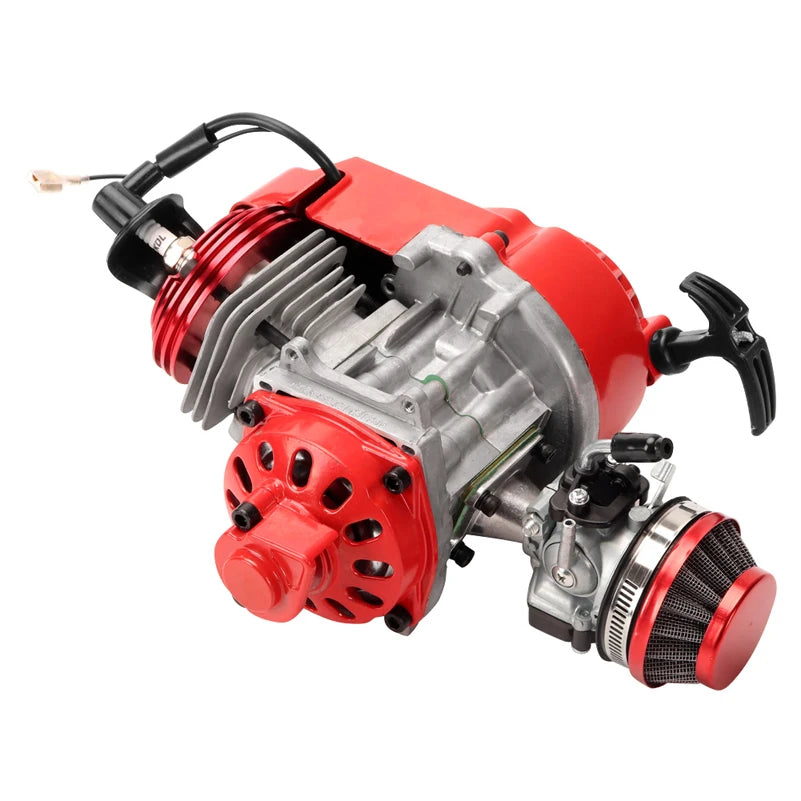 49cc 2-Stroke Complete Engine with Carburetor for Pocket Bike and ATV