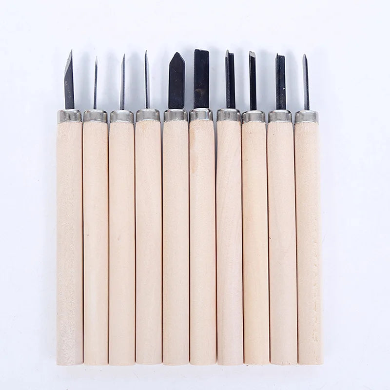 12-Piece Wood Carving Chisel Set – Professional Woodworking Tools - image 5