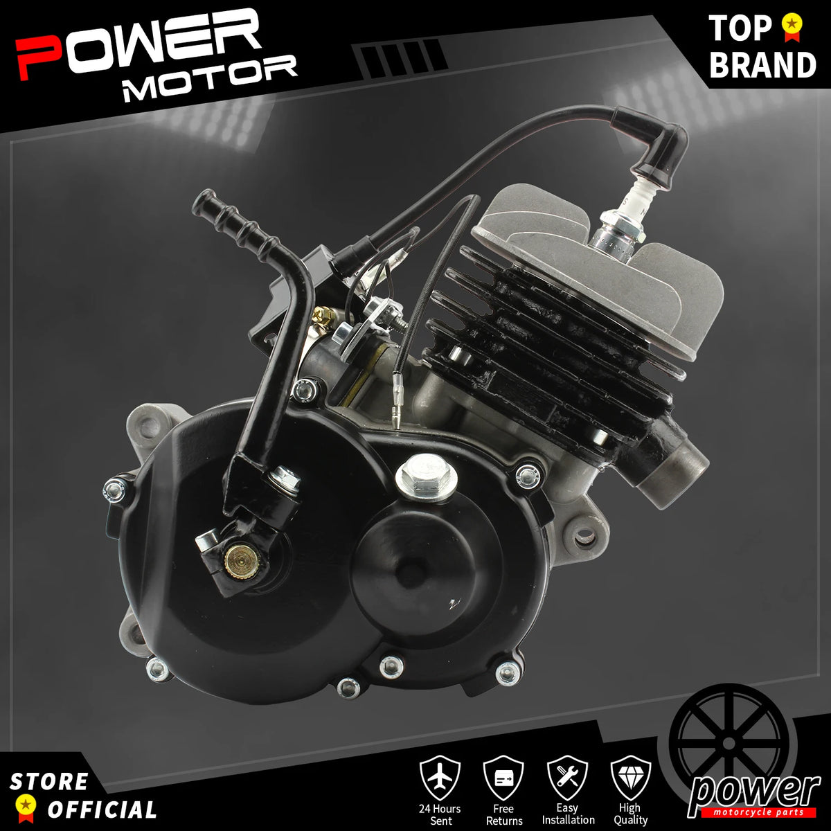 47cc/49cc Air-Cooled Mini Bike Engine for Pit Bikes and ATVs