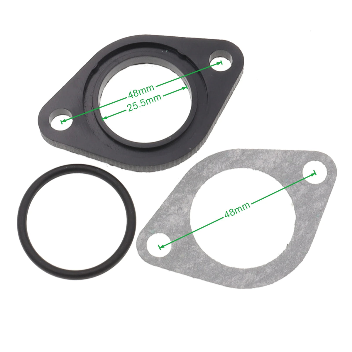 5 Sets 26mm Carburetor Intake Manifold Spacer and Gasket for GY6 125cc - view 4