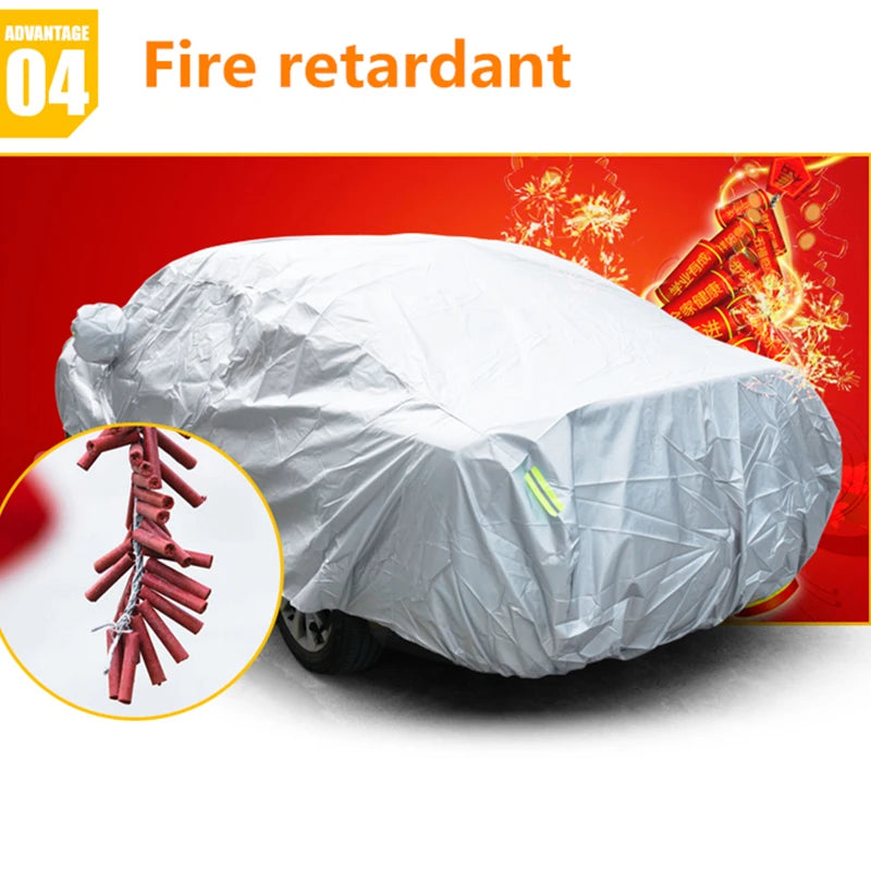 Full Exterior Car Cover for Sedan and SUV, 8 Sizes