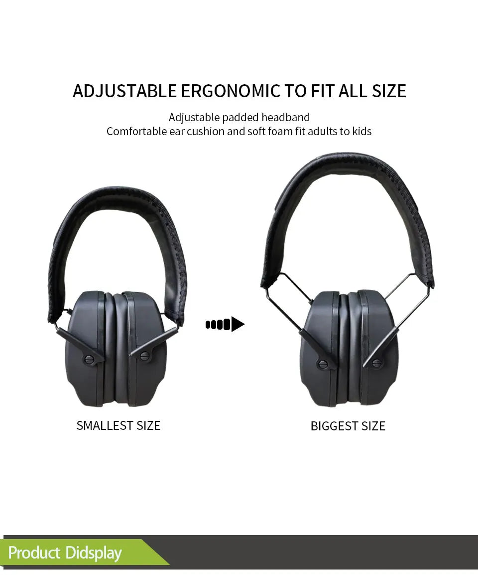 ZOHAN NRR 26dB Ear Protection Earmuffs for Shooting - image 18