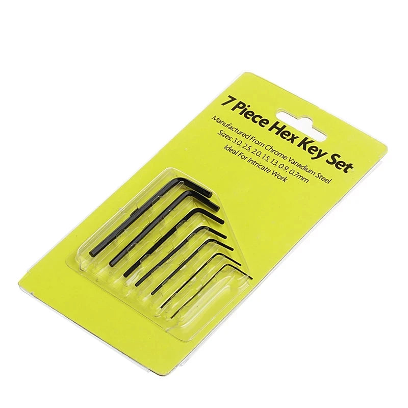 7-Piece Hex Allen Key Set 0.7–3mm