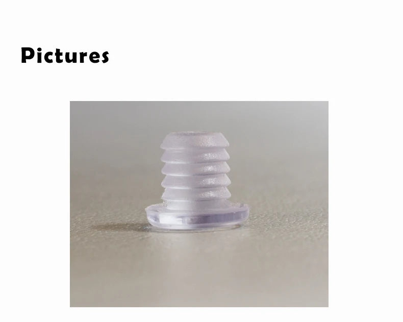 5mm Small Silicone Rubber Mute Bumpers for Furniture Doors and Drawers - view 9