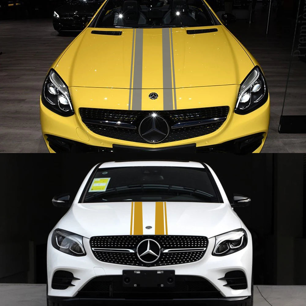 Mercedes-Benz Hood Decal Sticker for A, GLA, GLC, CLA, AMG - image 3