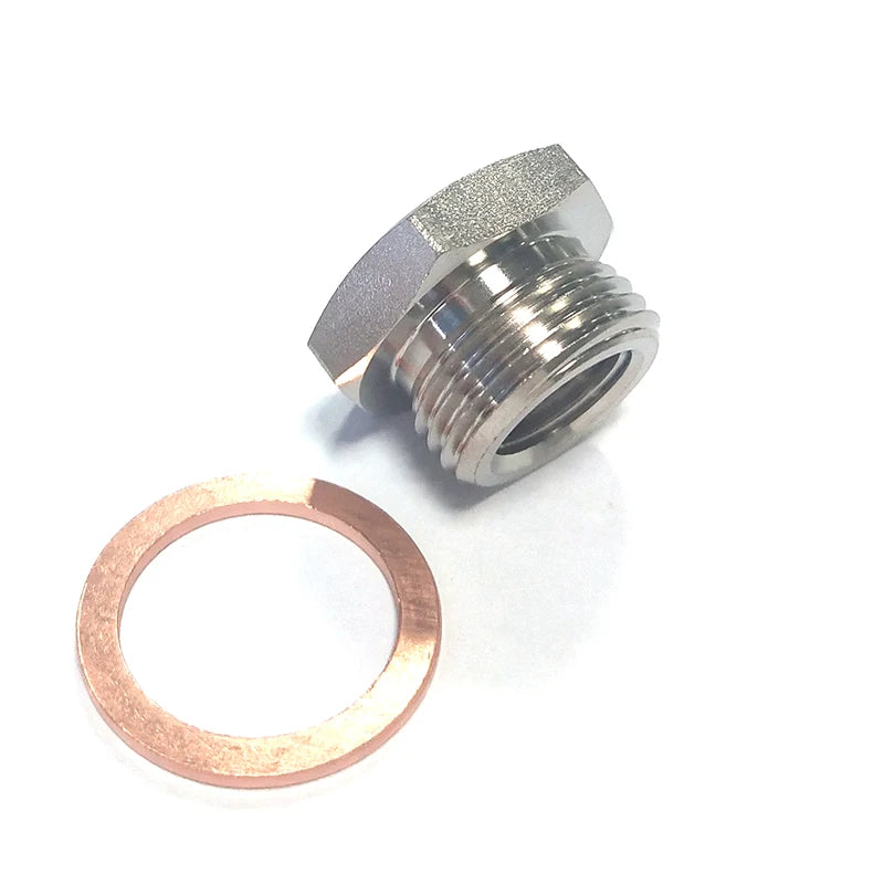 M18 to M12 O2 Oxygen Sensor Spacer Adapter for Exhaust Systems