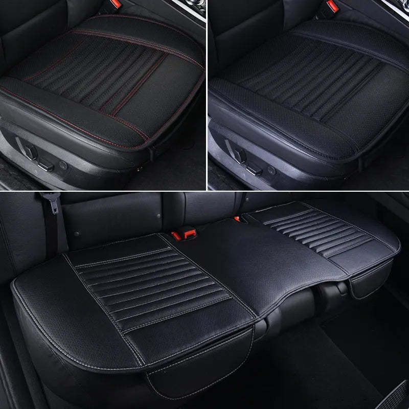 PU Leather Car Seat Cushion Cover, Front or Rear