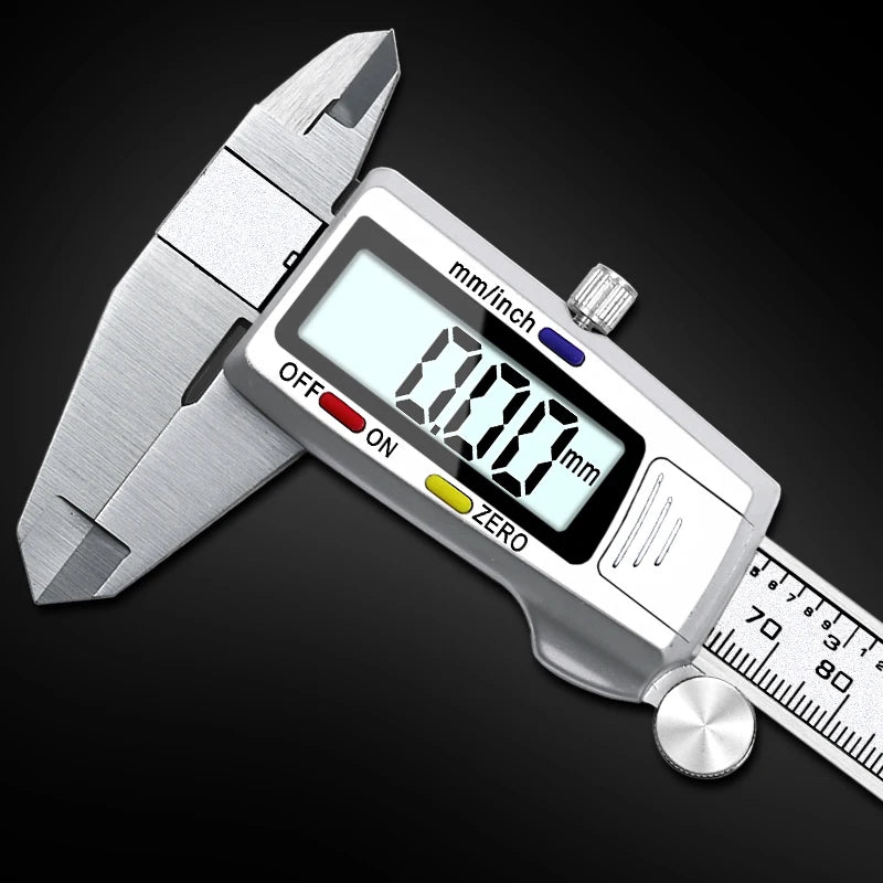 6-Inch 150mm Digital Calipers Stainless Steel Electronic Digital Vernier Caliper Metal Micrometer Measuring Tool CALIPER