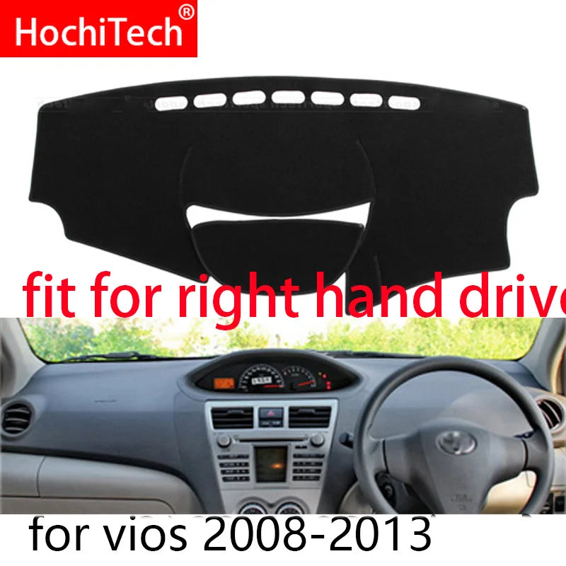 Custom Fit Toyota Vios Dash Cover Mat 2008-2013 Sun Protection - image 6