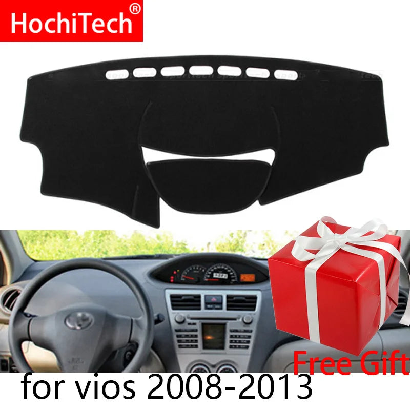 Custom Fit Toyota Vios Dash Cover Mat 2008-2013 Sun Protection