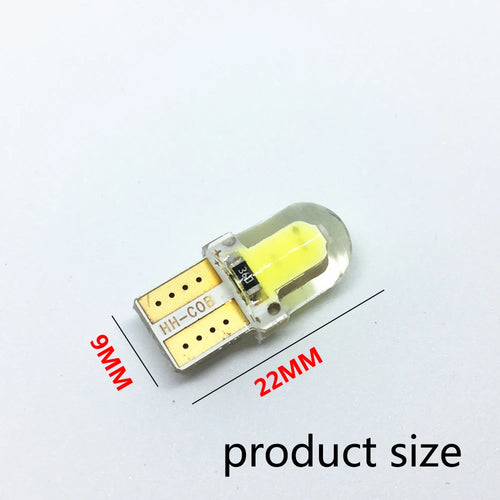 10-Pack T10 W5W 194 COB LED Bulbs Cold White 200 Lumens for Car - image 2