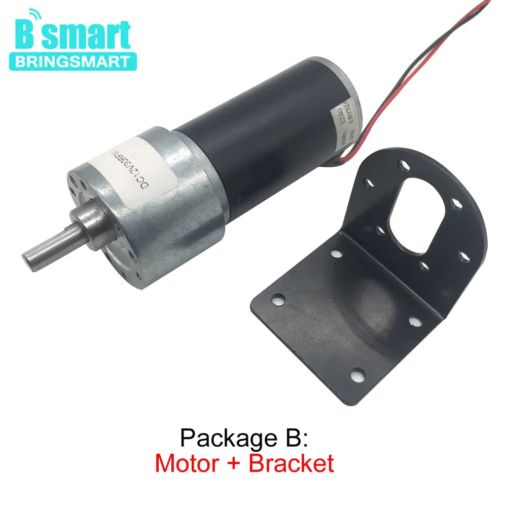 12V/24V DC Gear Motor, High Torque Reversible Reduction Motor