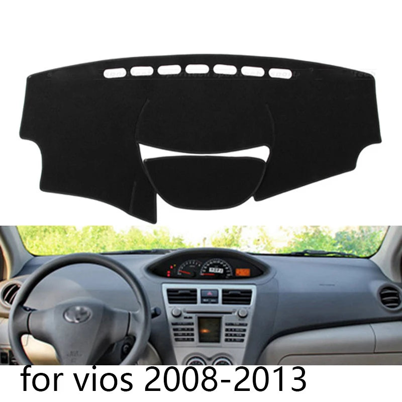 Custom Fit Toyota Vios Dash Cover Mat 2008-2013 Sun Protection - image 8