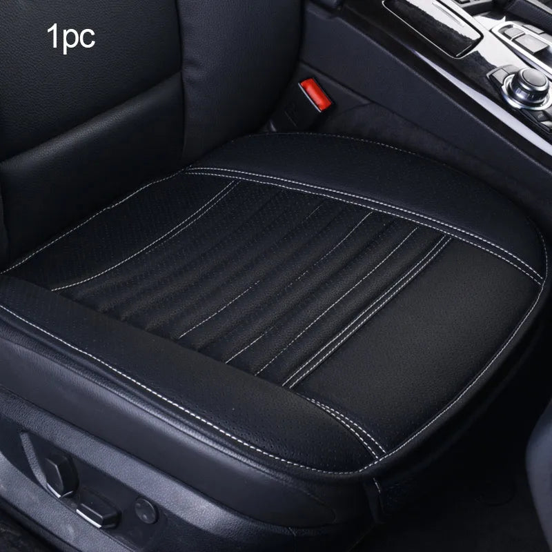 PU Leather Car Seat Cushion Cover, Front or Rear