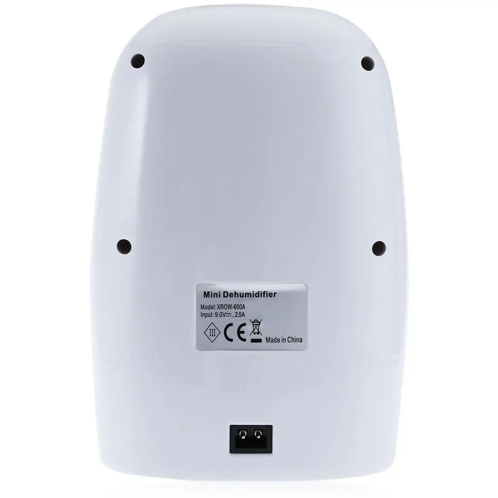 Home dehumidifier with 500ml tank, compact air dryer for kitchen and office