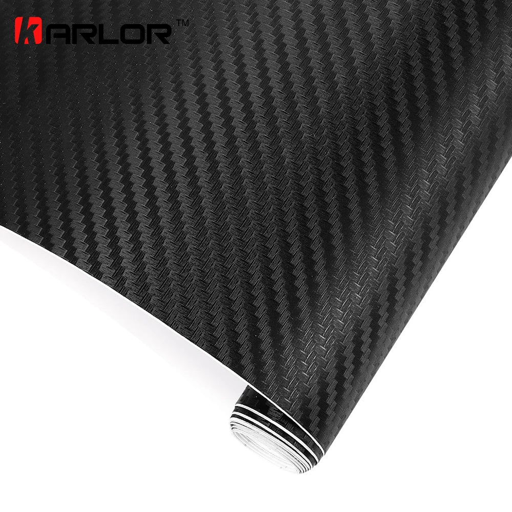 3D Carbon Fiber Vinyl Wrap for Cars & Motorcycles – 200x50cm - image 2