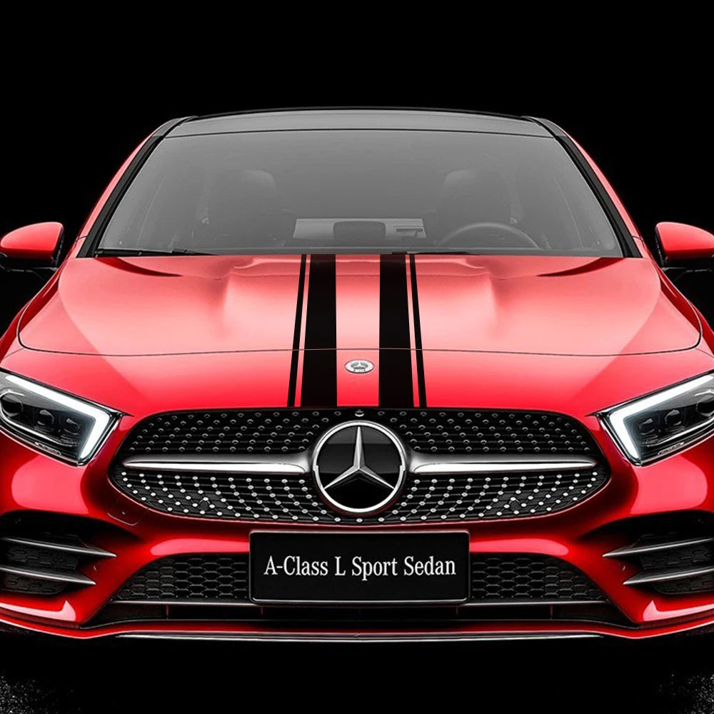 Mercedes-Benz Hood Decal Sticker for A, GLA, GLC, CLA, AMG - image 2