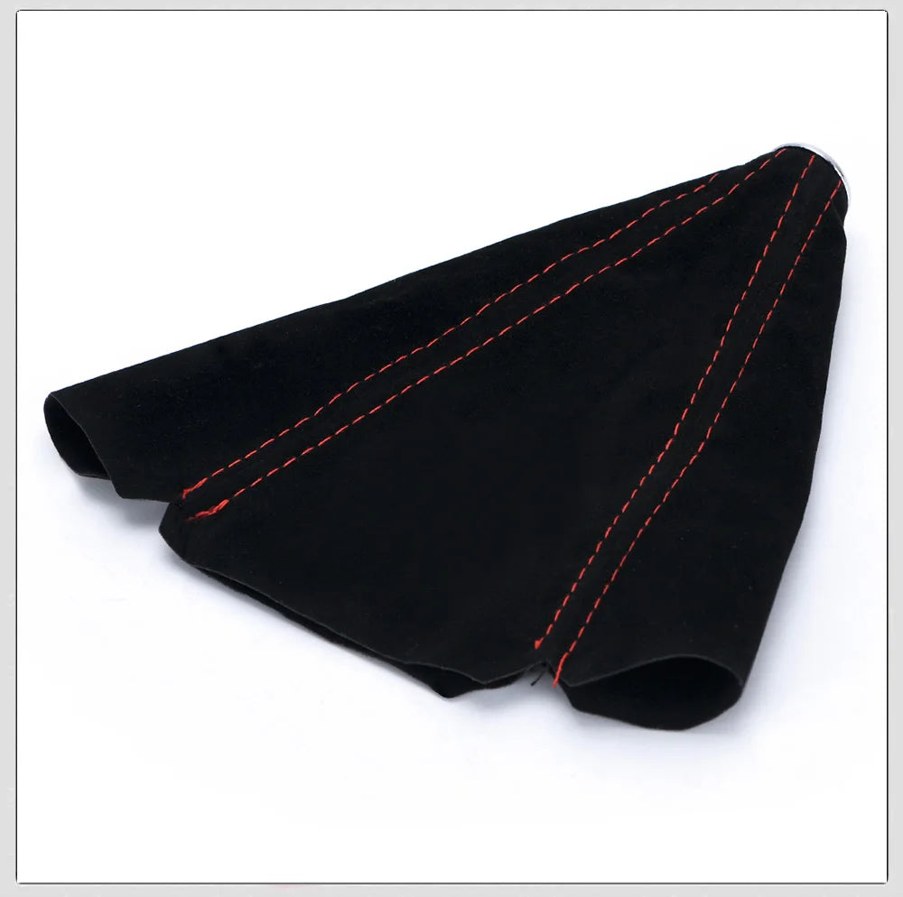 Universal Manual Shift Boot Cover, Suede or PU with Colored Stitch