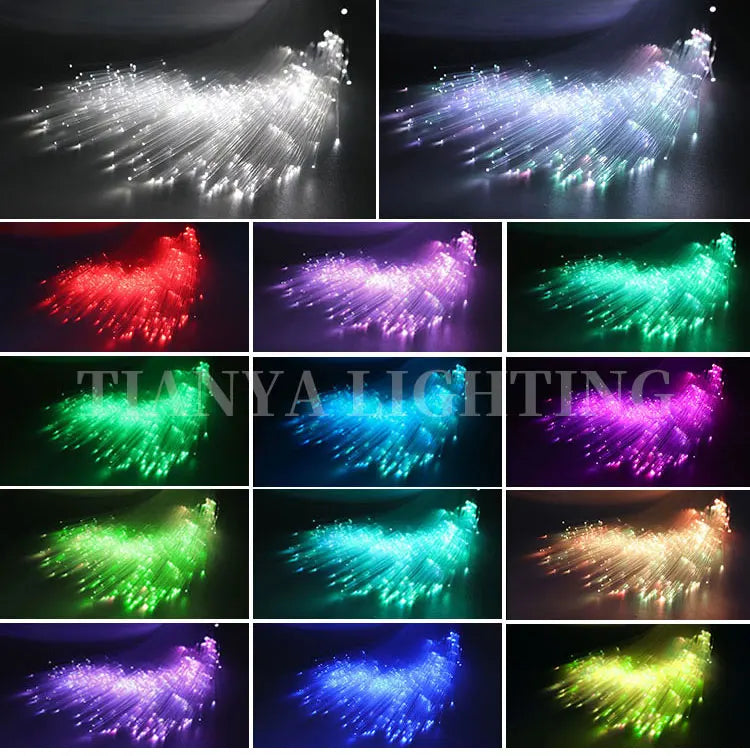 RGBW LED Starry Sky Car Ceiling Light with Fiber Optics - image 7