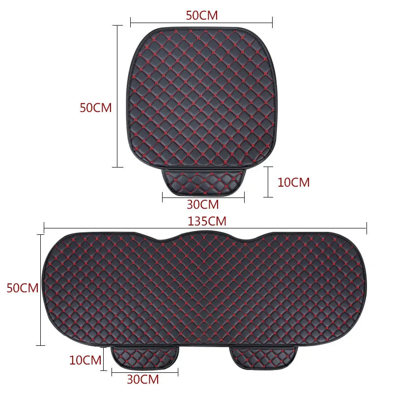 Universal PU Leather Car Seat Covers, Front, Rear or Full Set