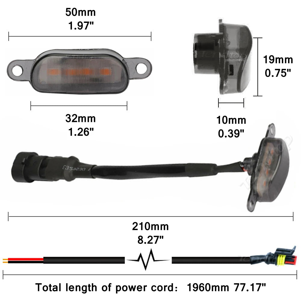 Waterproof LED Grille Marker Lights for Ford F-150 & RAM 1500 - image 3