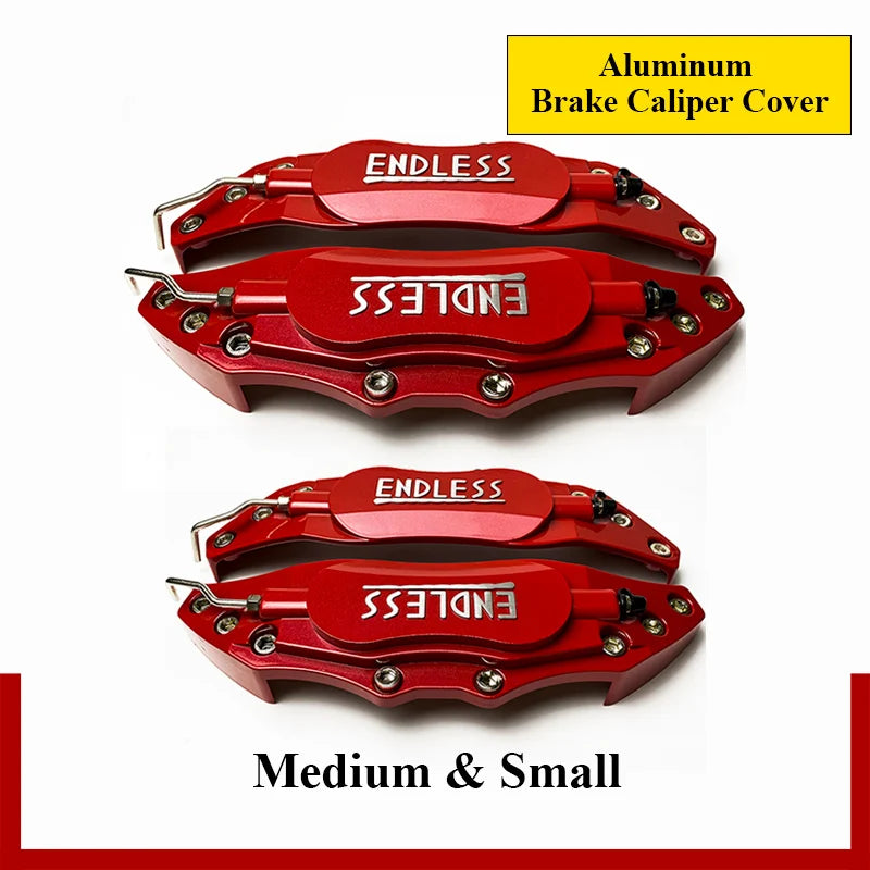 Universal Aluminum Brake Caliper Covers - 4 Pack (Blue/Red/Yellow) - image 6
