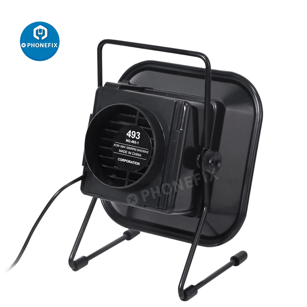30W 220V Desktop Solder Smoke Absorber Fume Extractor with Pipe Interface