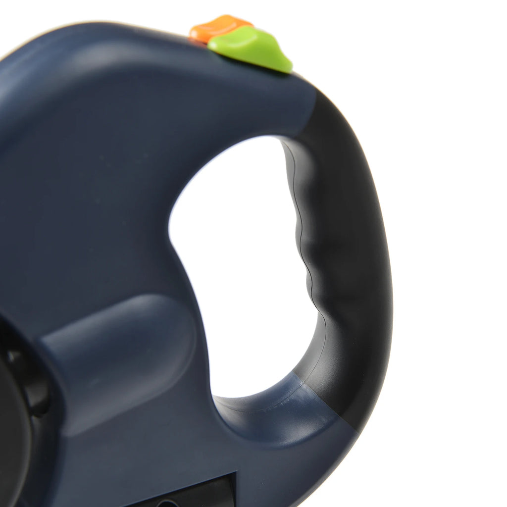 Retractable Dual Dog Leash with Light, 3m, for Small Dogs