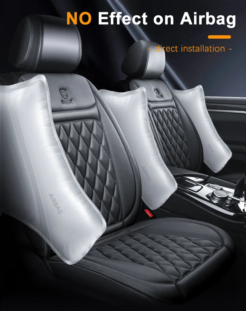 12-24V Heated Car Seat Cover with 3 Heat Settings