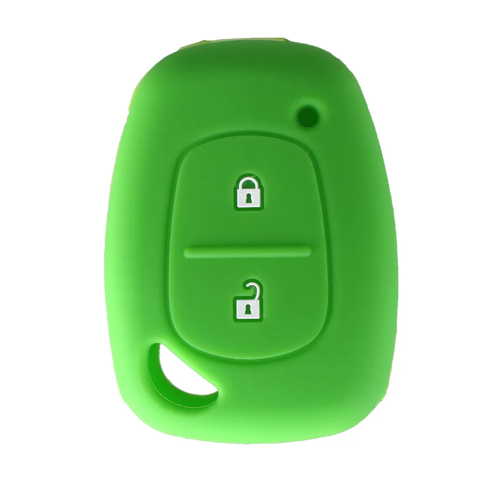 Silicone 2-Button Key Fob Cover for Renault Kangoo, Opel Vivaro & More