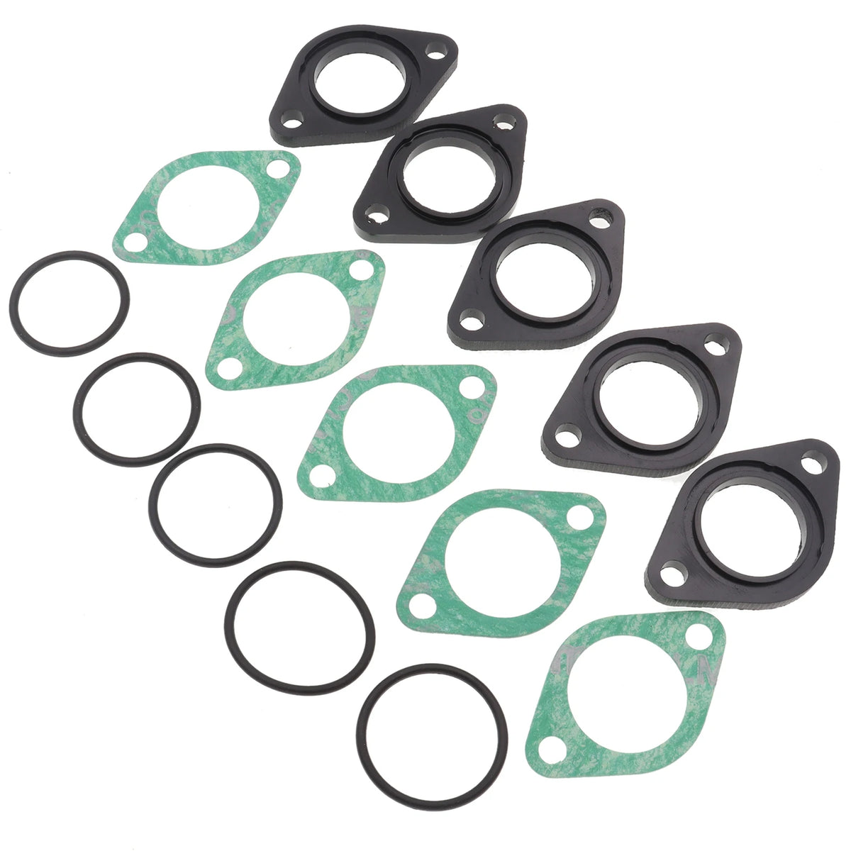 5 Sets 26mm Carburetor Intake Manifold Spacer and Gasket for GY6 125cc