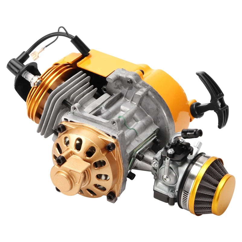 49cc 2-Stroke Complete Engine with Carburetor for Pocket Bike and ATV
