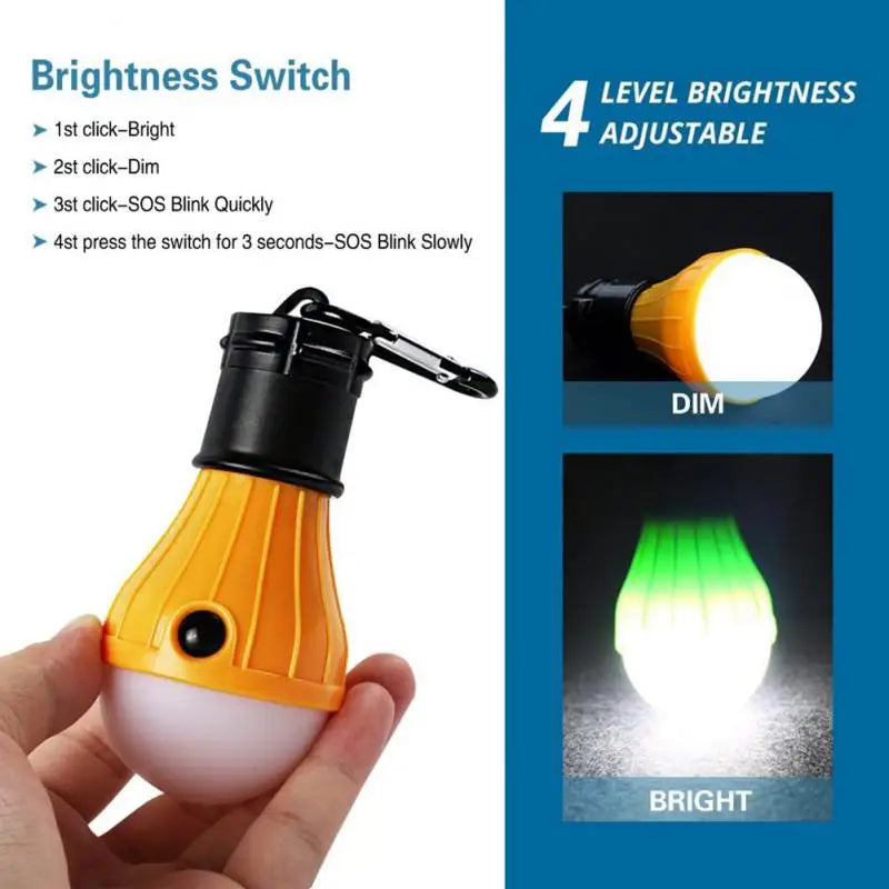 Battery-Powered Waterproof Mini LED Camping Lantern