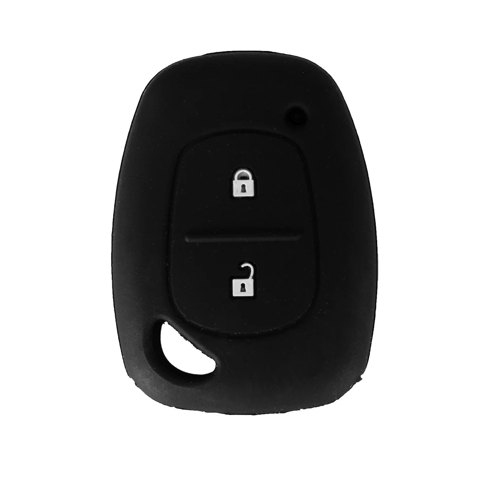 Silicone 2-Button Key Fob Cover for Renault Kangoo, Opel Vivaro & More