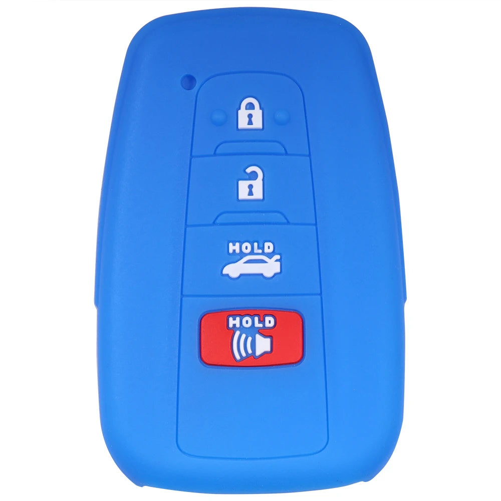 Toyota Silicone Key Fob Cover - Soft Durable for RAV4 Corolla Camry - image 4