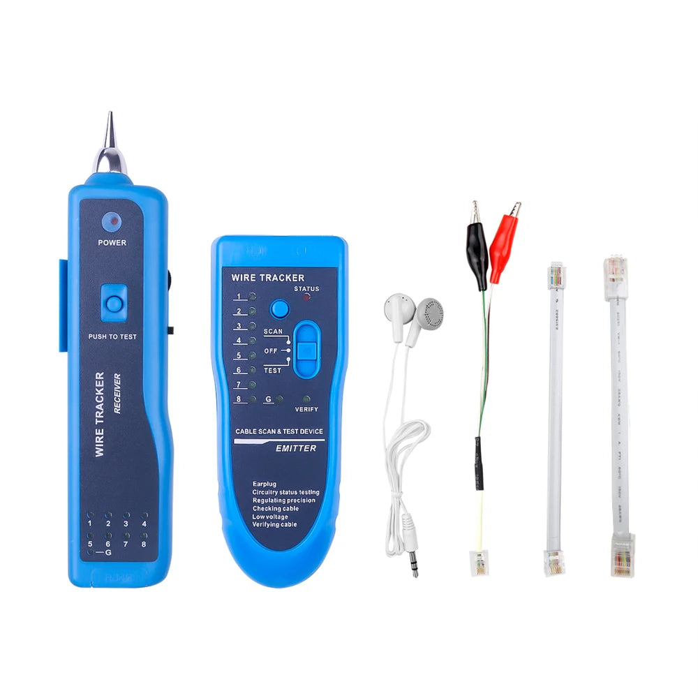 Network Cable Tester LAN Telephone Wire Tracker Tone Tracer Cat5 Cat6 RJ45