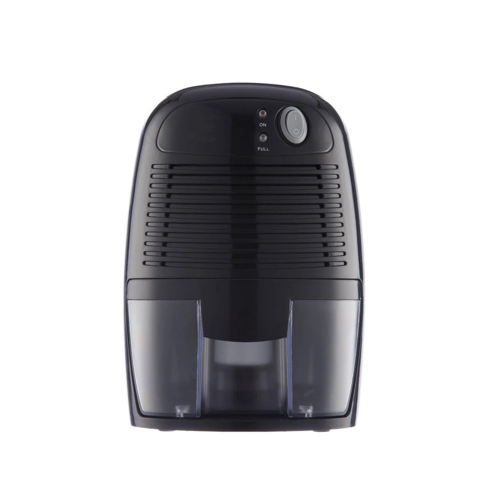 Home dehumidifier with 500ml tank, compact air dryer for kitchen and office