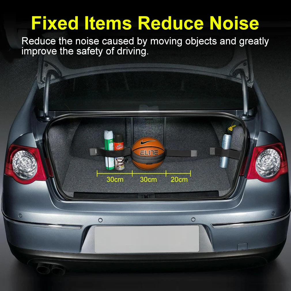 Car Trunk Organizer Fixing Belt – Magic Tape Storage Strap