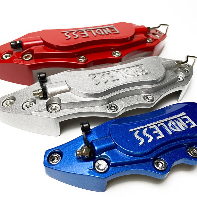 Universal Aluminum Brake Caliper Covers - 4 Pack (Blue/Red/Yellow) - image 5