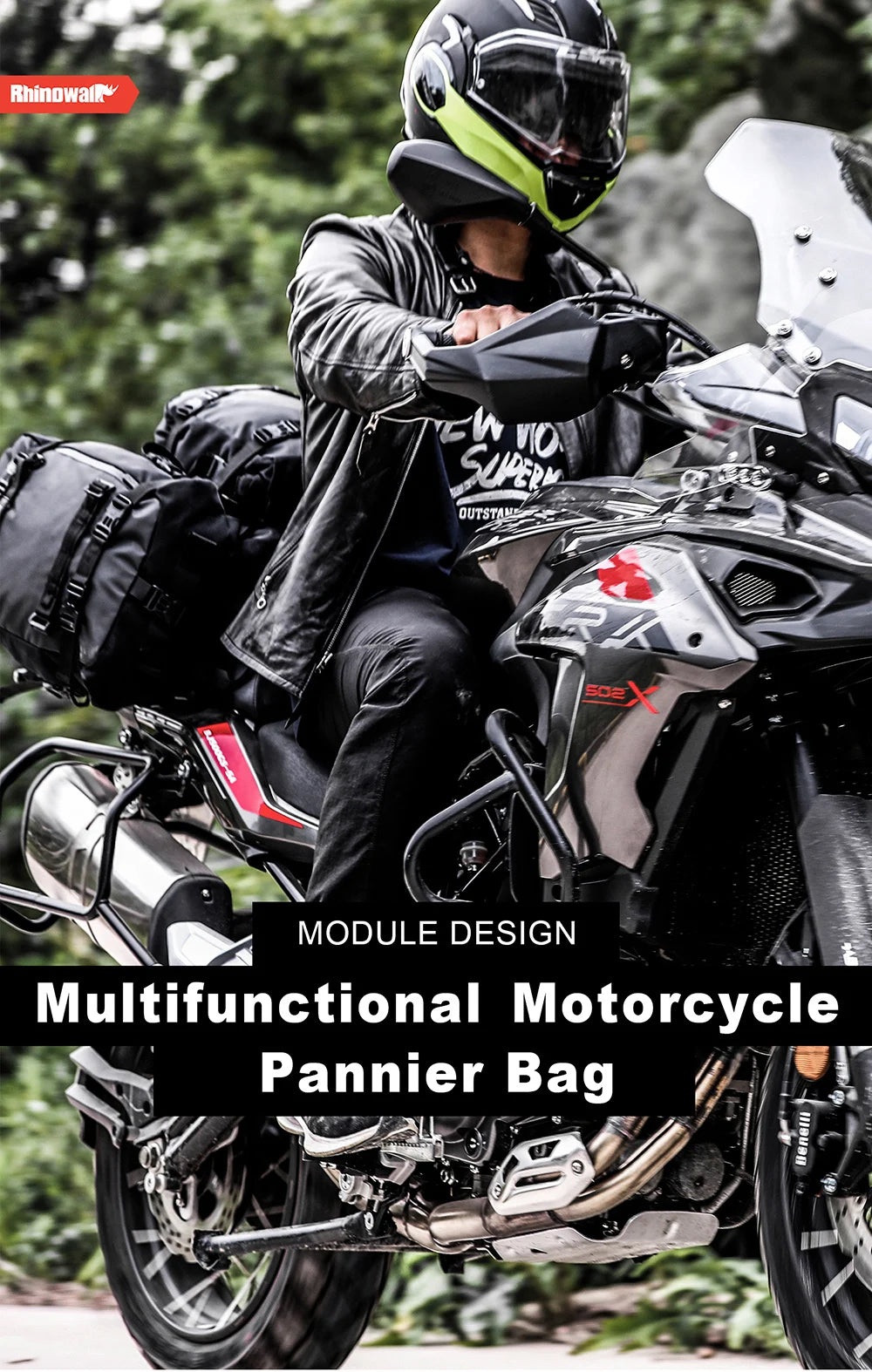 Rhinowalk Waterproof Motorcycle Tail Bag 10-30L - image 7