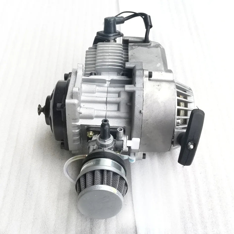 47cc 2-Stroke Pull Start Engine with Gearbox for Pocket Bike and Mini ATV