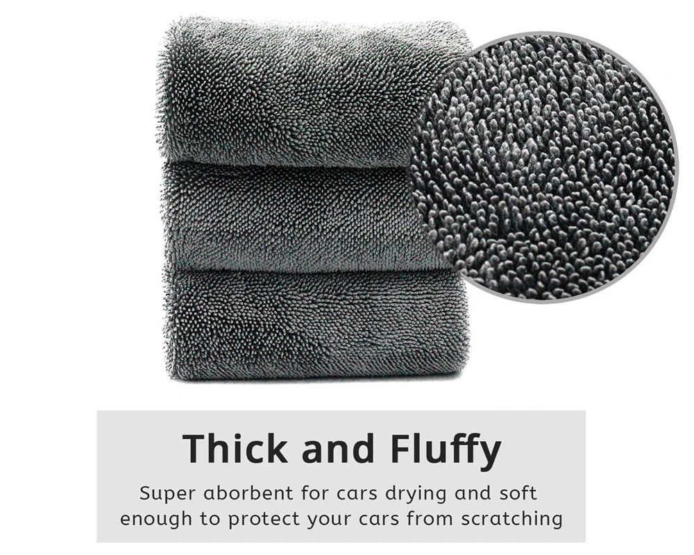 Microfiber Twist Car Wash Towel – Drying & Polishing