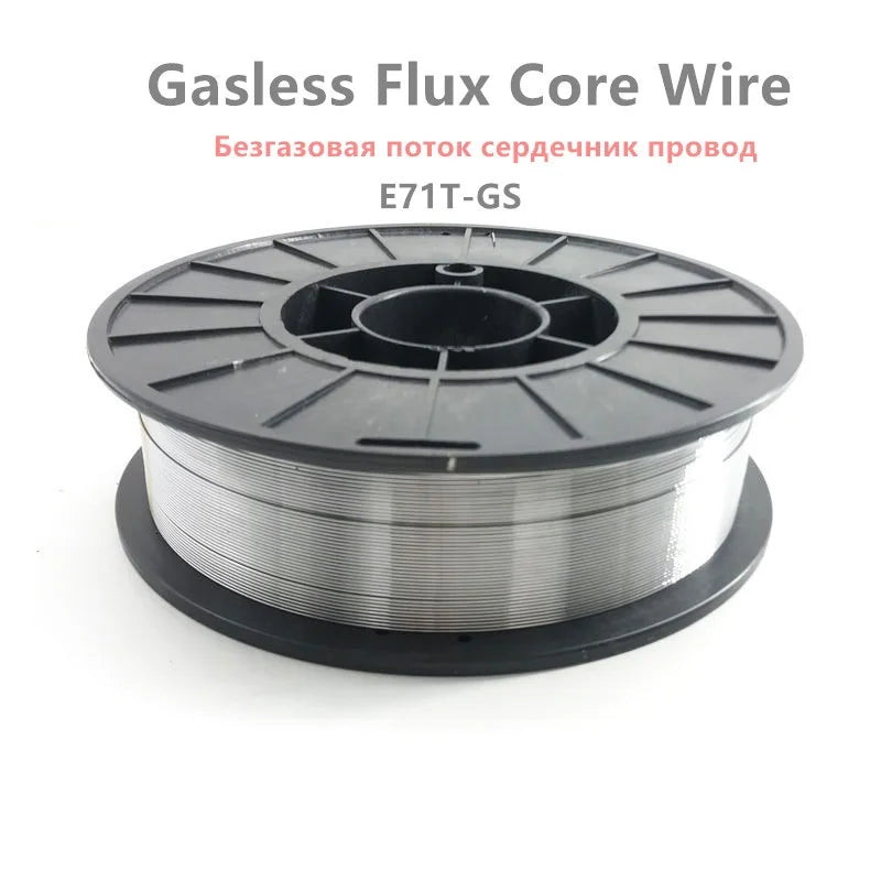 1KG E71T-GS Flux Cored Gasless Welding Wire No Gas or MIG Steel Welding Wire 0.8mm/1.0mm Self-shielded Welding Wire