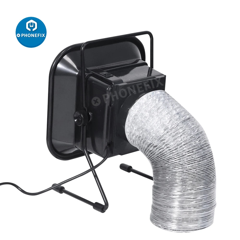 30W 220V Desktop Solder Smoke Absorber Fume Extractor with Pipe Interface
