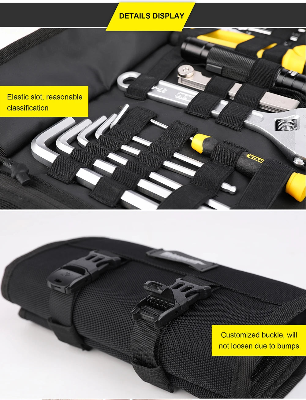 Rhinowalk Motorcycle Tool Roll Saddlebag - image 17