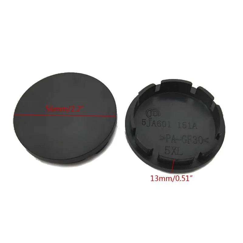 56mm Car Wheel Center Hub Caps (Set of 4) - ABS Plastic - image 6