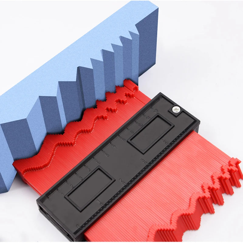 Contour Gauge Duplicator 5/10 Inch Profile Ruler for Tile & Carpet - image 3